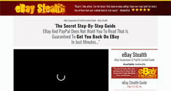 Desktop Screenshot of ebaystealth.com